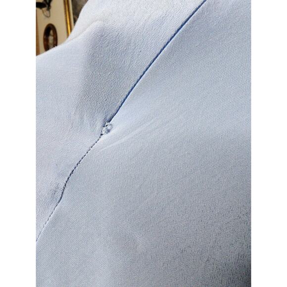 UNIF Rora Baby Light Blue Long Maxi Frilly Lace Doily Cottage Prairie Dress XL - Picture 6 of 8